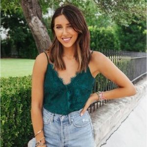 NWT WAYF x BFF Natalie Lace Bodysuit